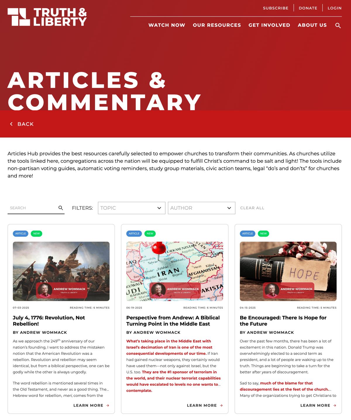 Articles & Blogs